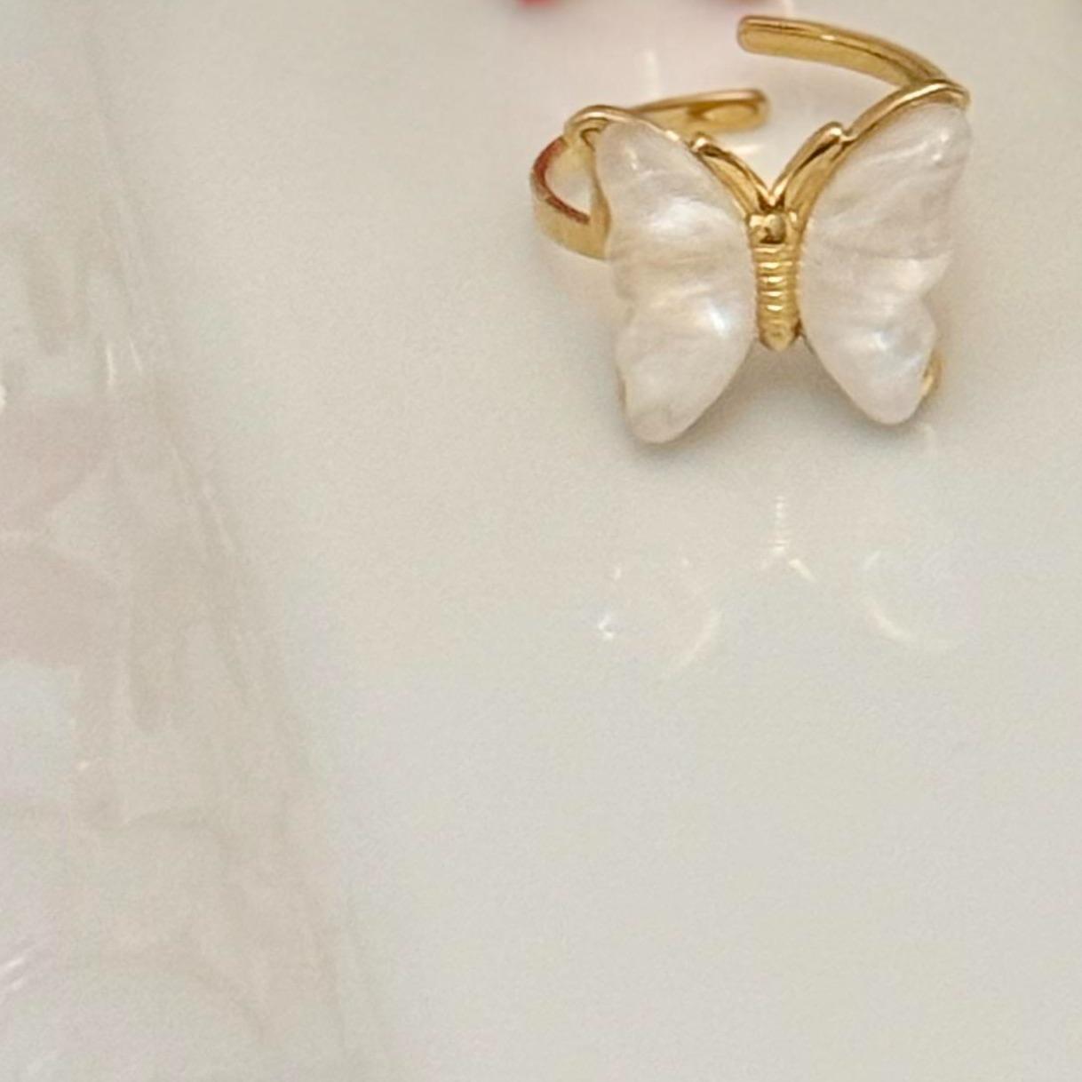 Anillo Mariposa de colores