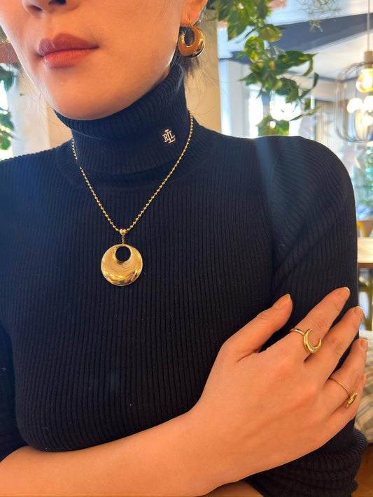【LUNA AMBAR】Collar luna llena