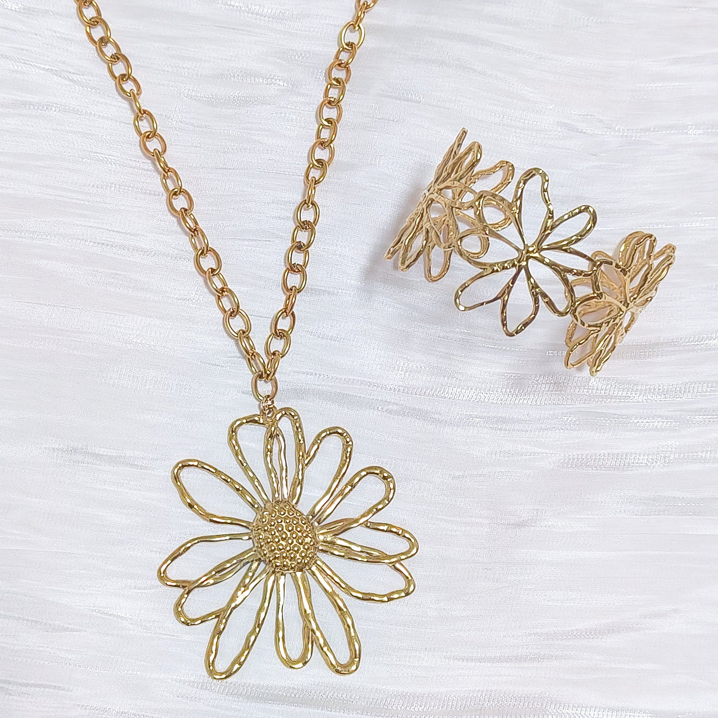 Look Flor MARGARITA (Collar & Brazalete)
