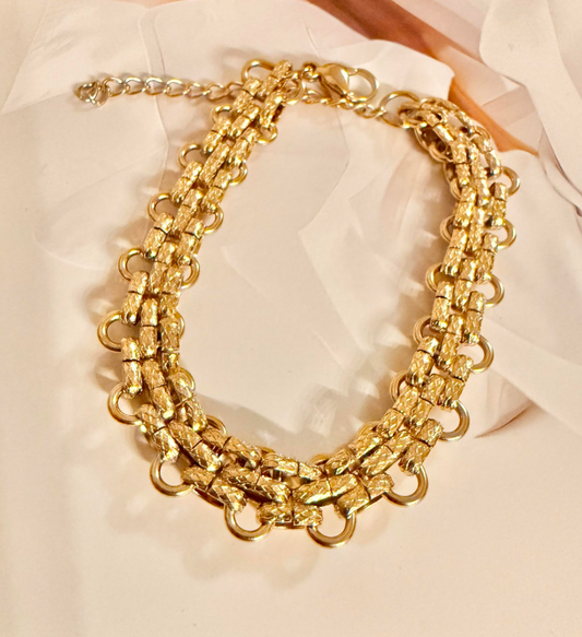 Pulsera de Cadena Dorada