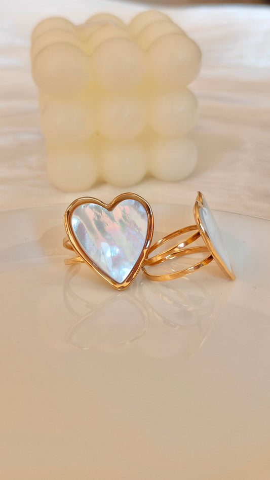 Anillo Amor Ajustable de nácar