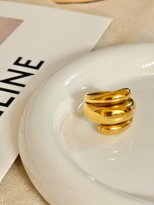 Anillo Gina Talla Única de Diseño Elegante para Mujer