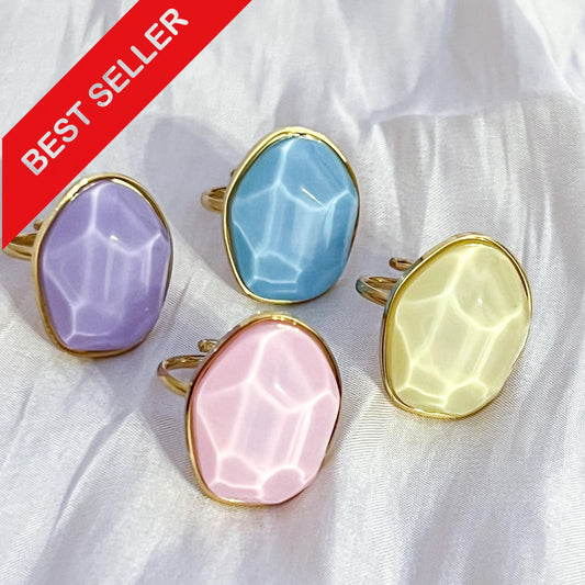 Look Esencia Moon river（6 colores & pendiente anillo Adjustable ）