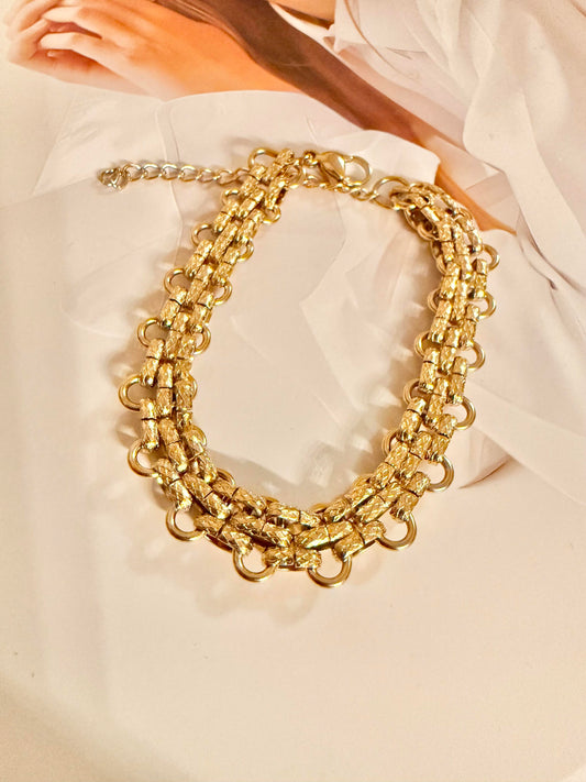 Pulsera Cadena Dorada