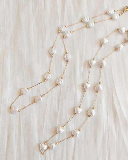 Collar dulce leche ( corazón)