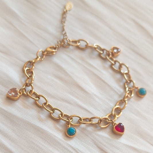 Pulsera Sevilla (corazón rojo)
