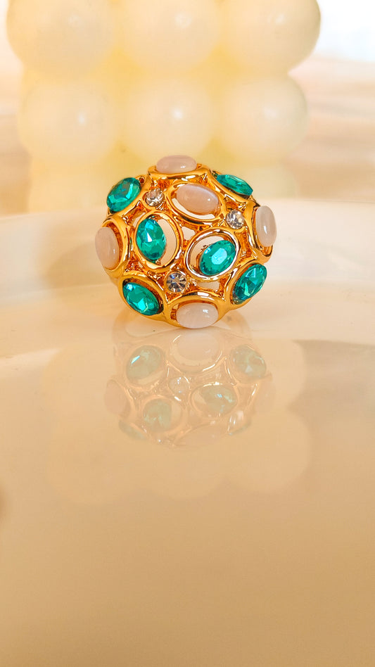 Anillo Racimos de flores