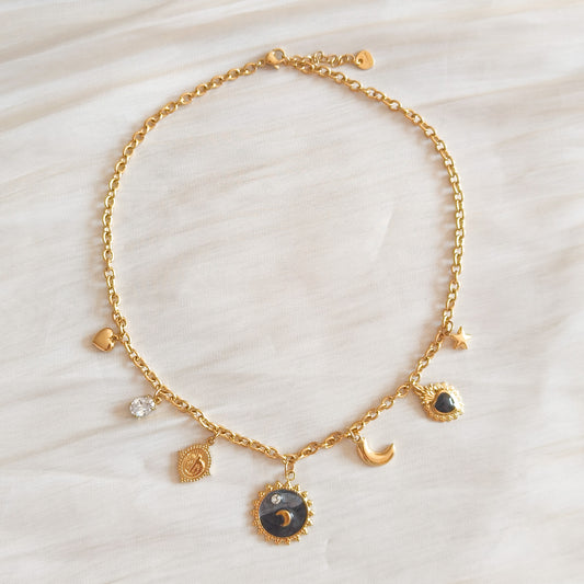 Collar Cielo Nocturno (luna)