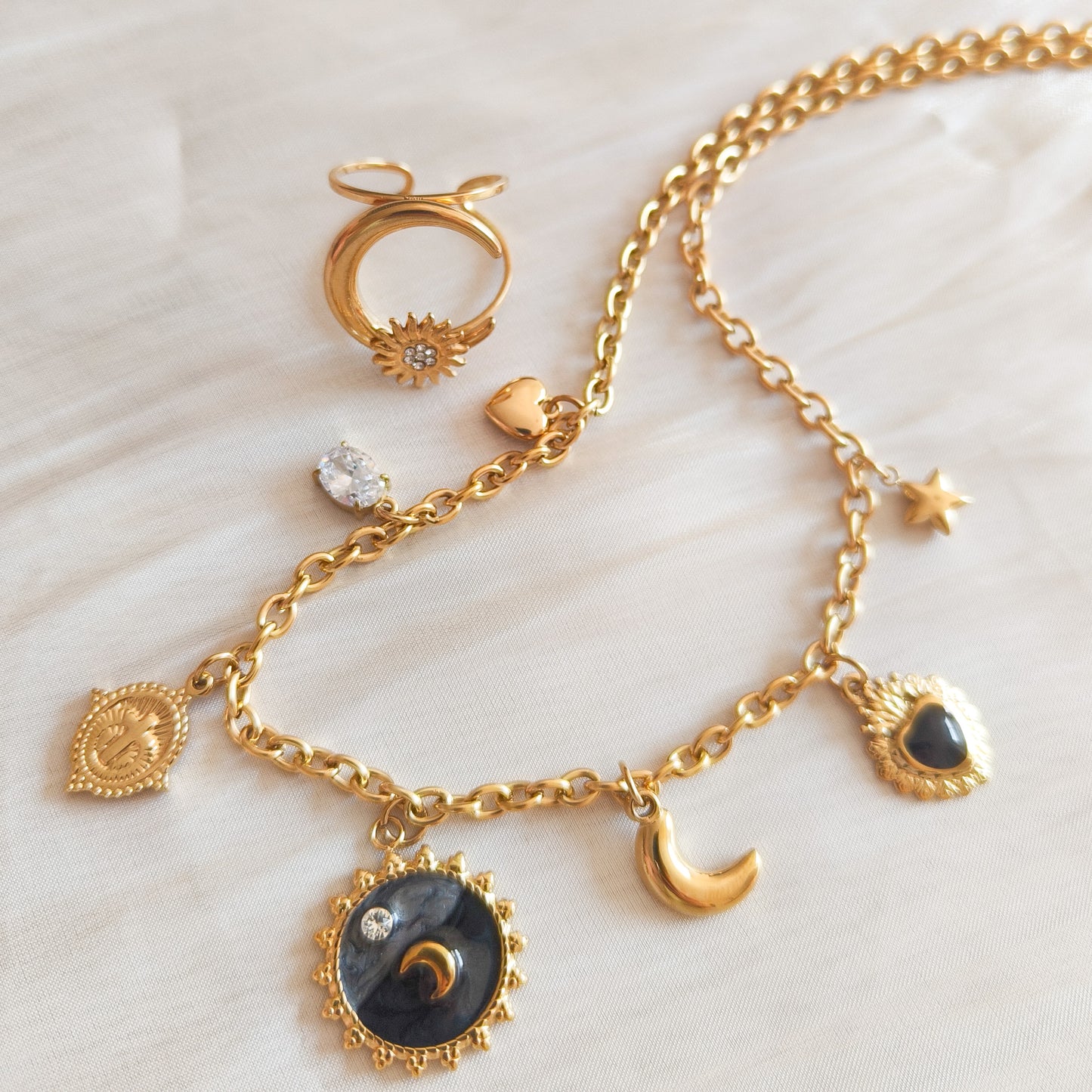 Collar Cielo Nocturno (luna)