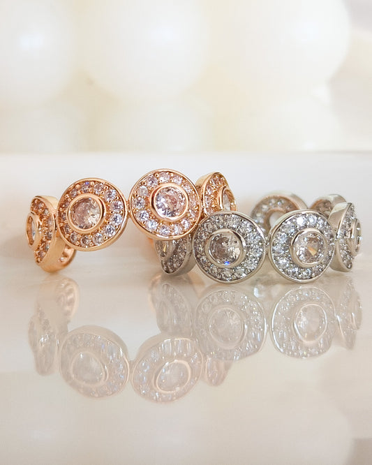 Anillo Órbita Brillante ajustable