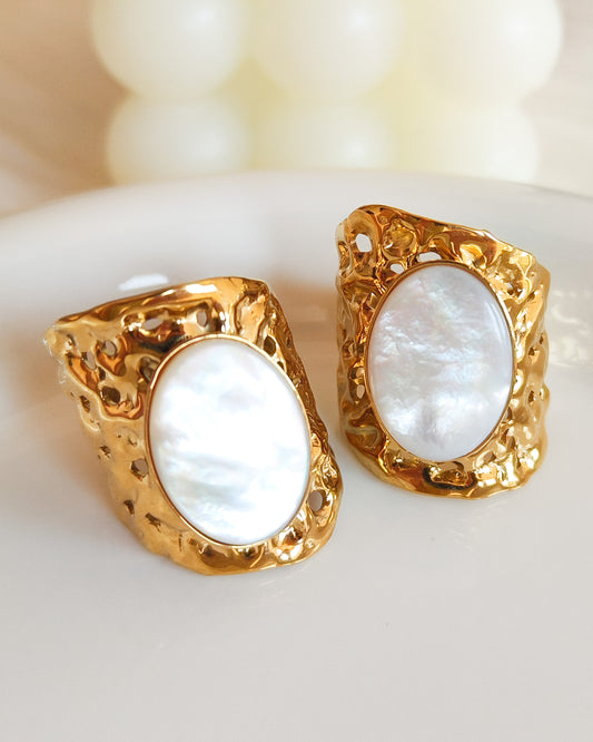 Anillo nácar solar talla 17-18