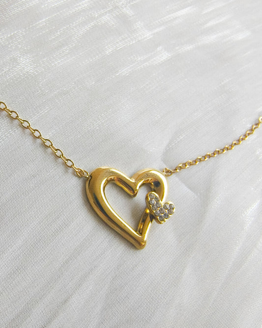 Collar Doble Corazón
