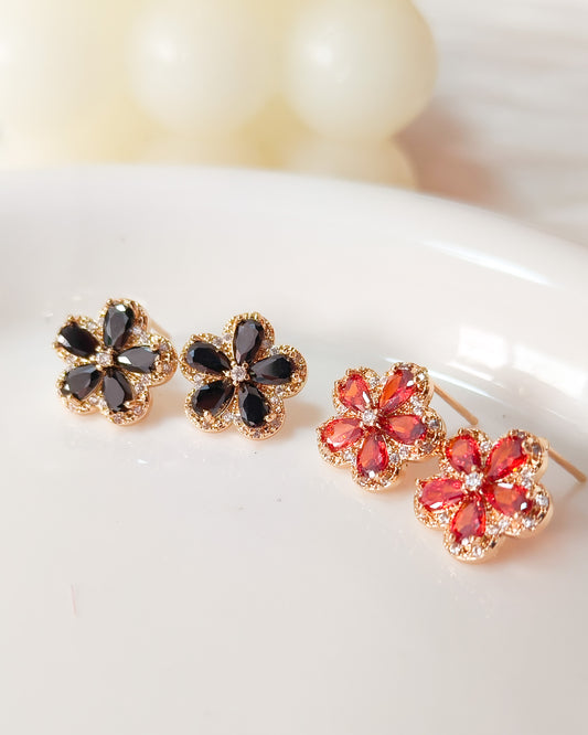 Pendientes Sakura brillo