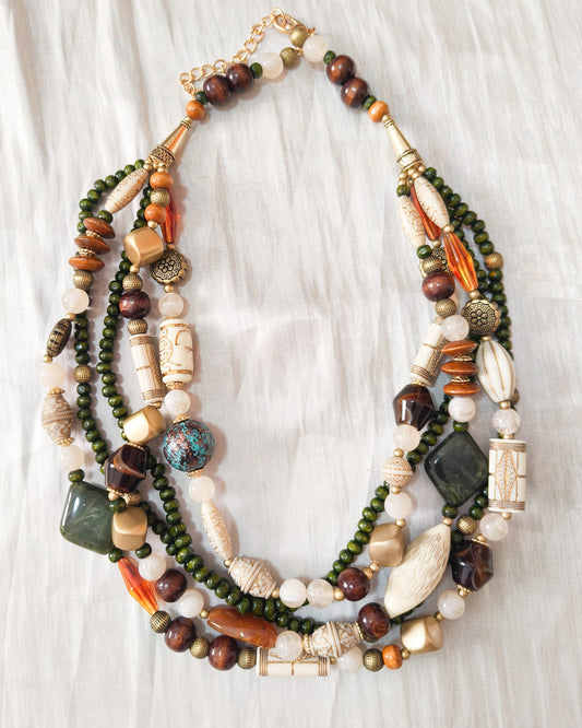 Collar Safari Chic ( multi collares)