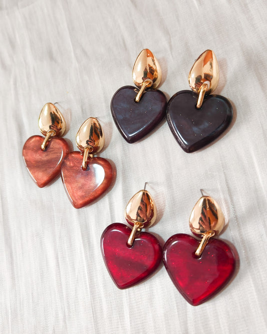 Pendientes Corazón Gala