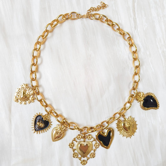 Collar Charm Milagros del Corazón