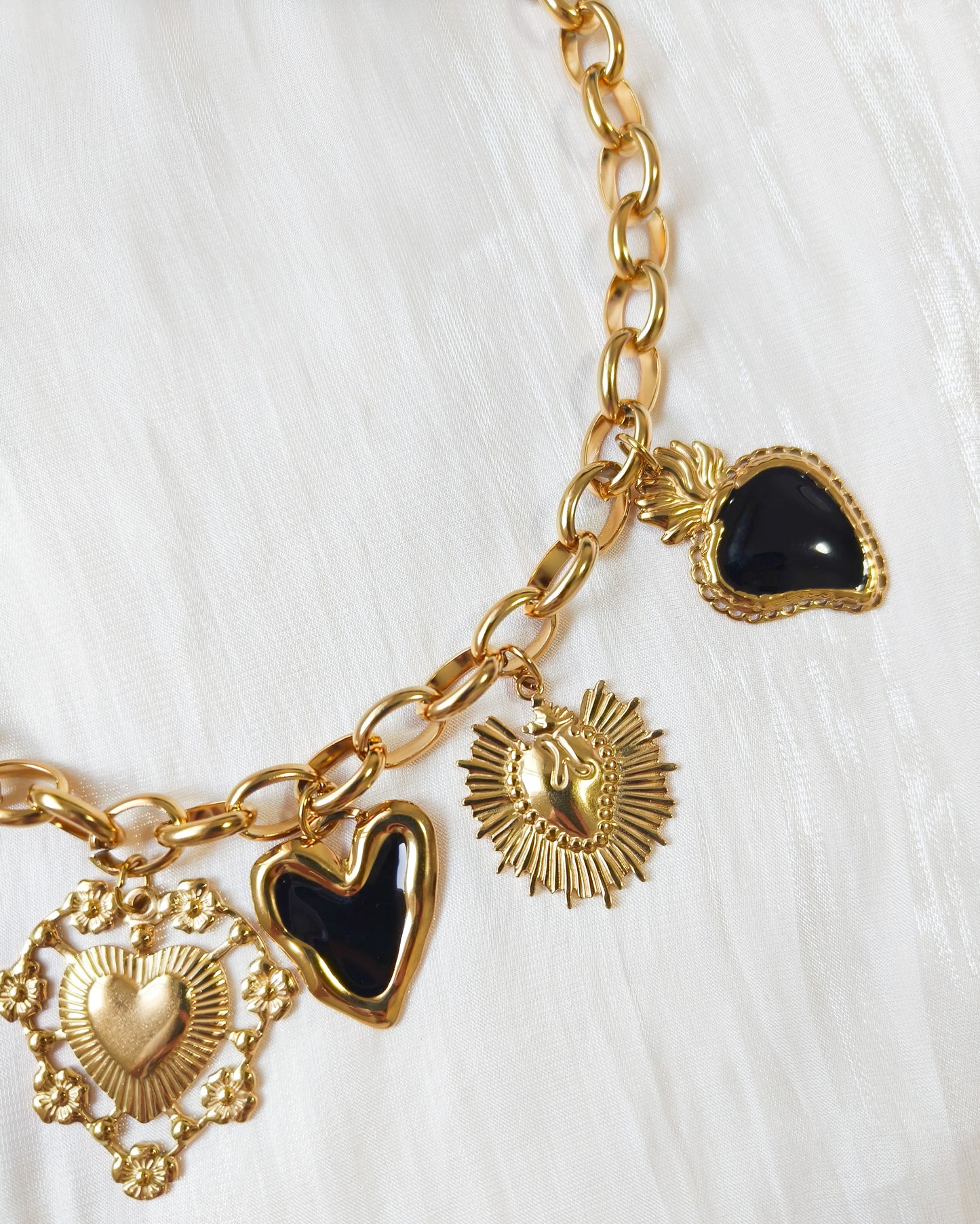 Collar Charm Milagros del Corazón