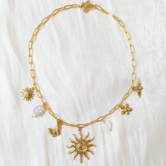 Collar Amanecer Dorado (sol)