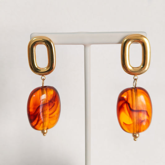 Pendientes Gota Miel