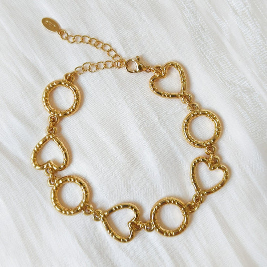 Pulsera Corazones Riviera