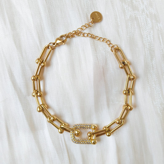 Pulsera Clip Pavé Gala (brillo)