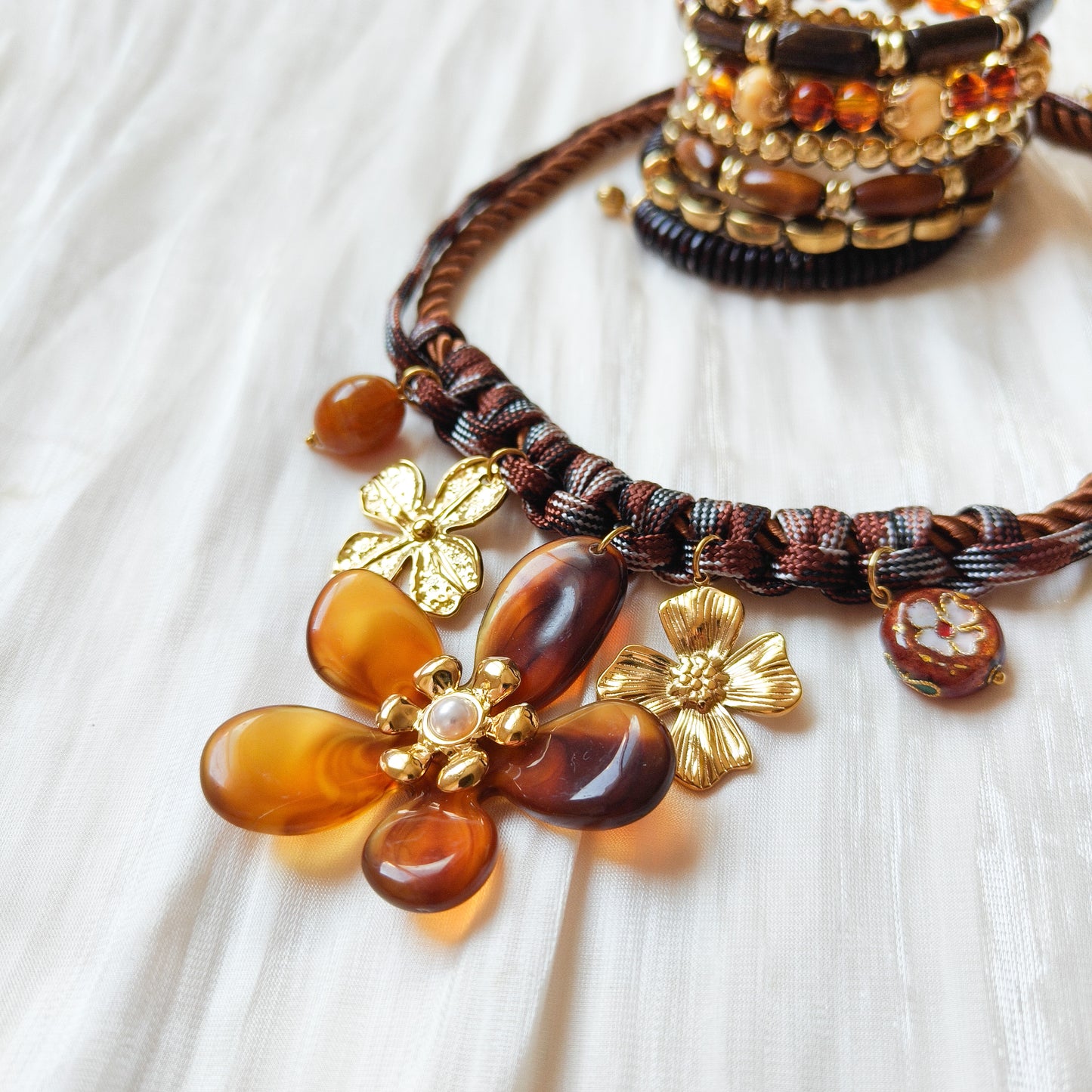 Collar Flores de Tarde