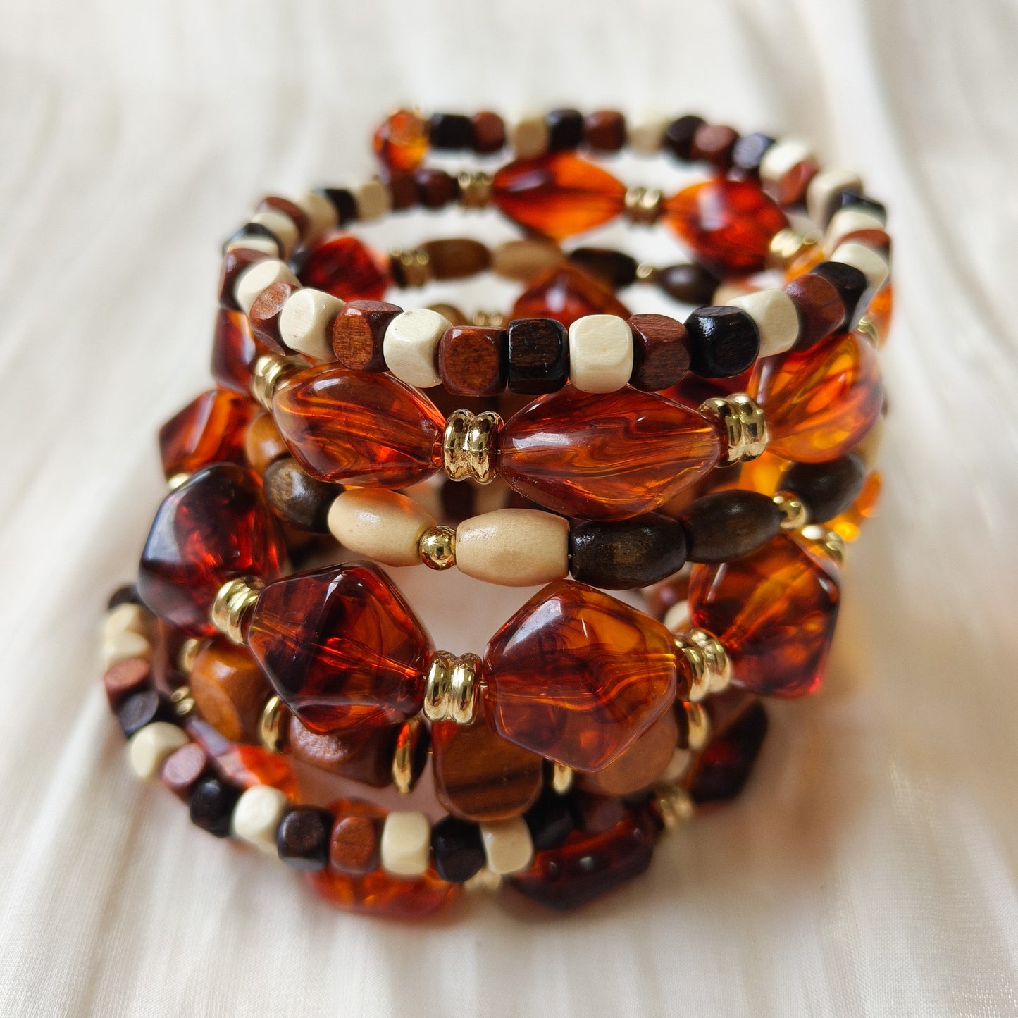 Pulsera Trenza Boho ( elástico)