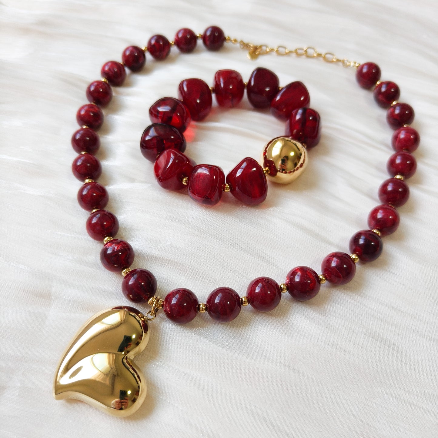 Pulsera Malena Maramelo Miel (lleva bola) (2 colores)