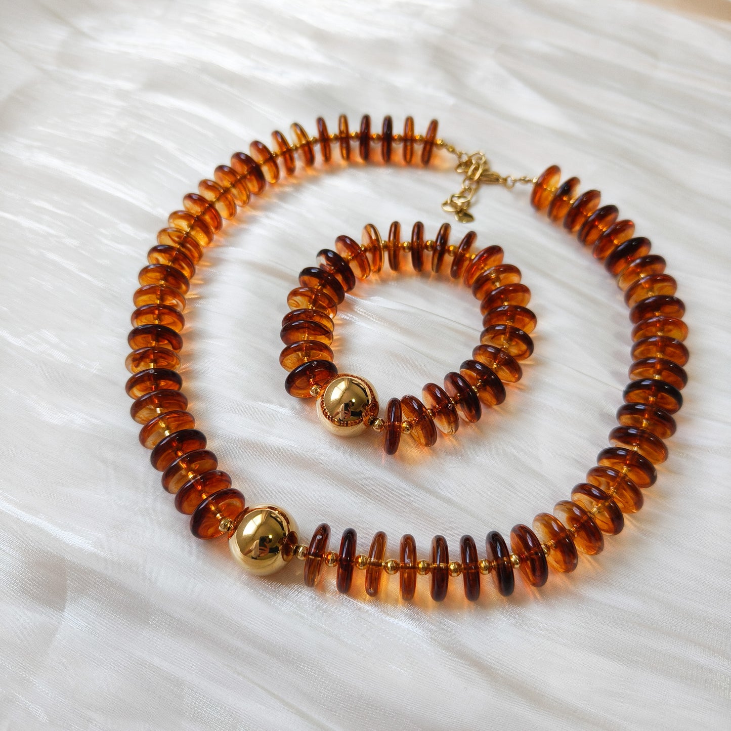 Look Miel Soho (collar y pulsera)