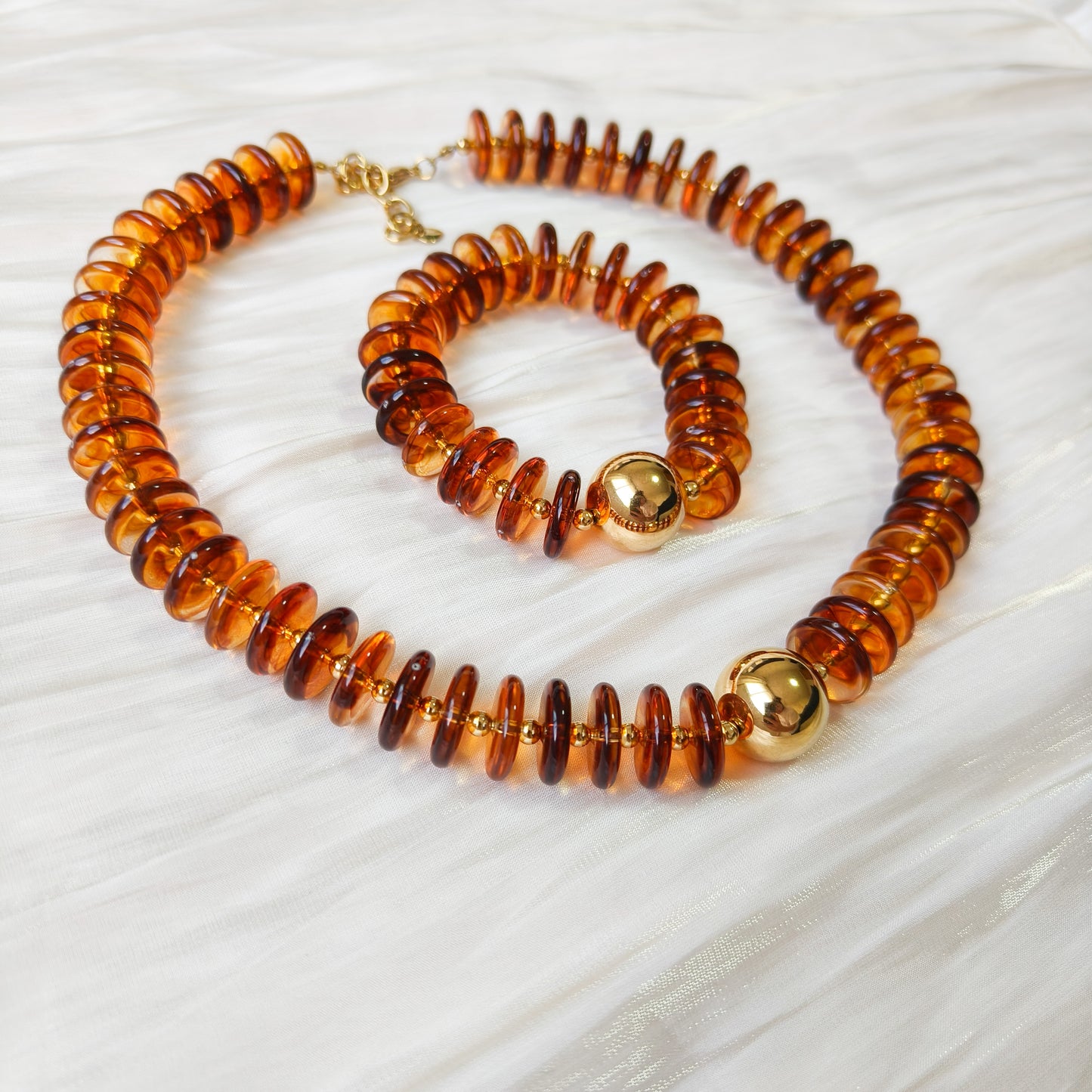 Look Miel Soho (collar y pulsera)