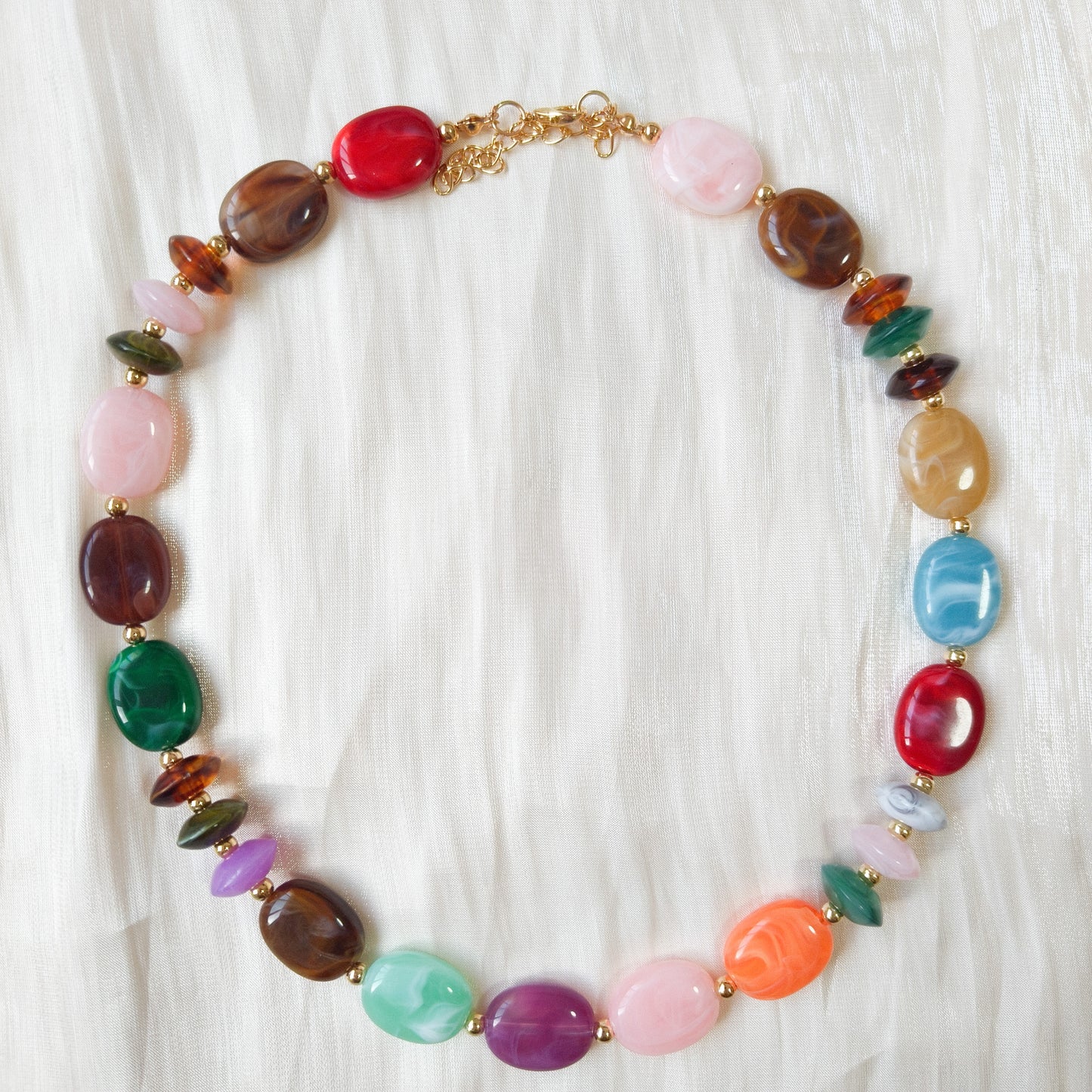 Rebajas -20%-Look Sofía Pastel Mix ( collar y pulsera)