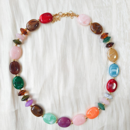 Rebajas -20%-Look Sofía Pastel Mix ( collar y pulsera)