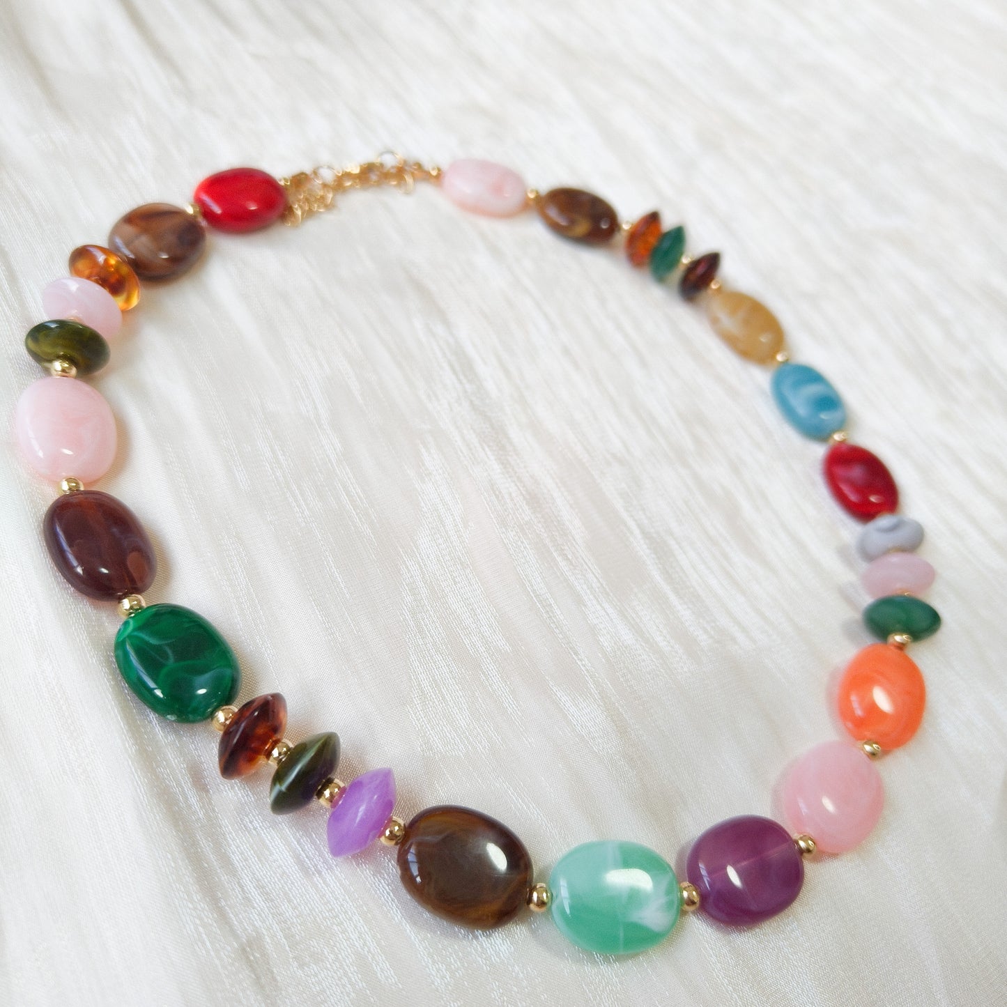 Rebajas -20%-Look Sofía Pastel Mix ( collar y pulsera)