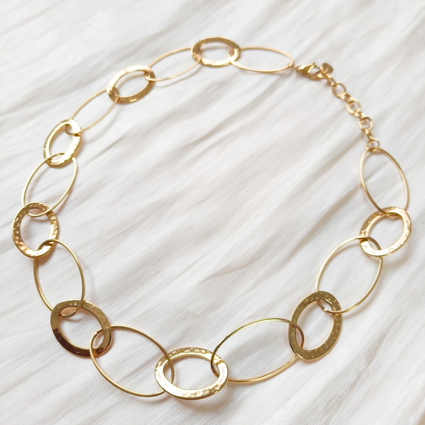 Look Eslabón Aura ( collar + pulsera)