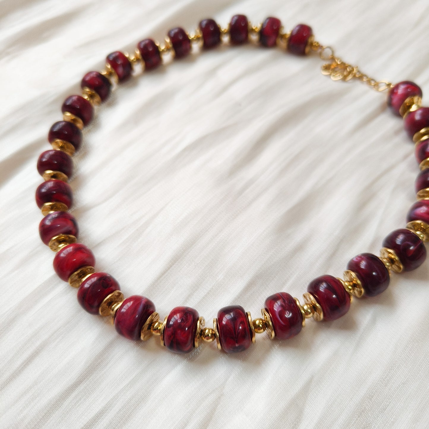 Look Roma Burdeo ( collar y pulsera)