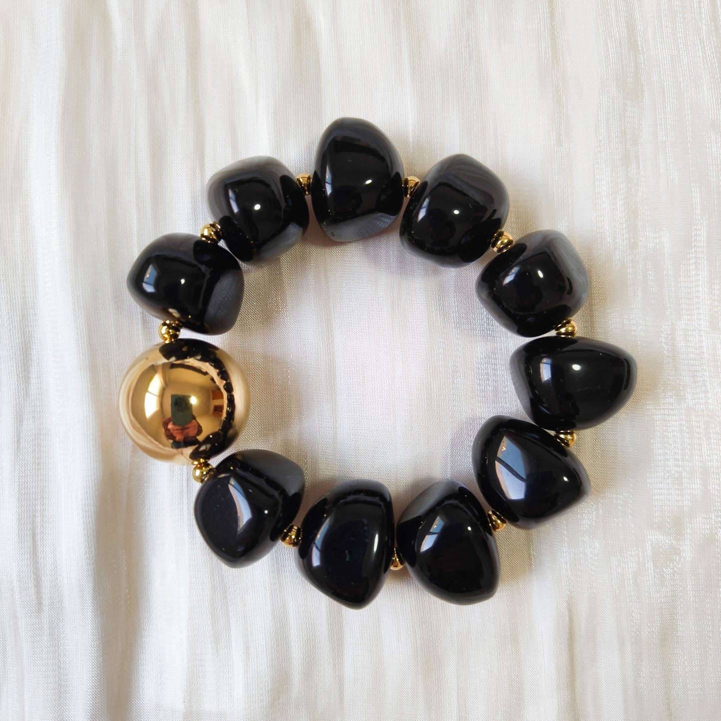 Pulsera Malena Maramelo Miel (lleva bola) (4 colores)