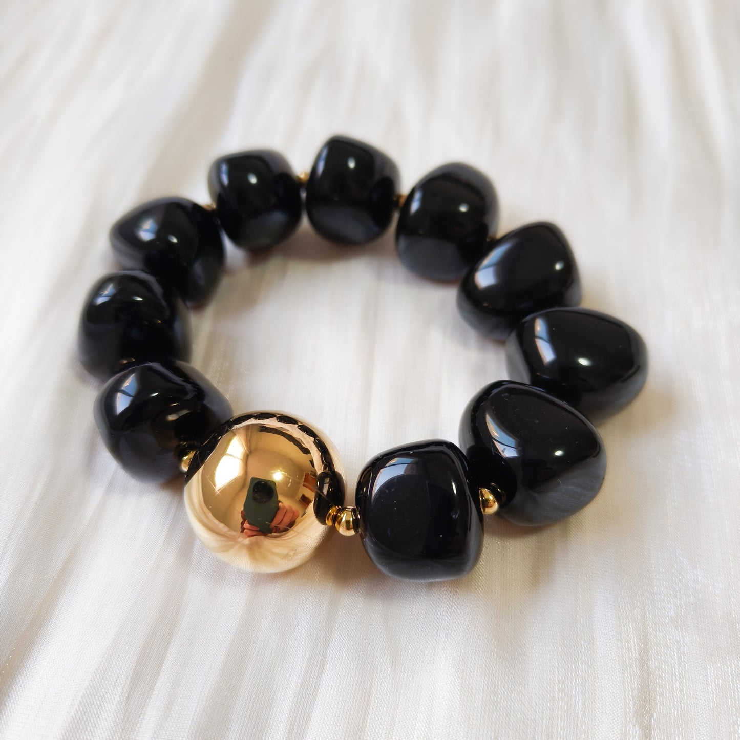 Pulsera Malena Maramelo Miel (lleva bola) (4 colores)