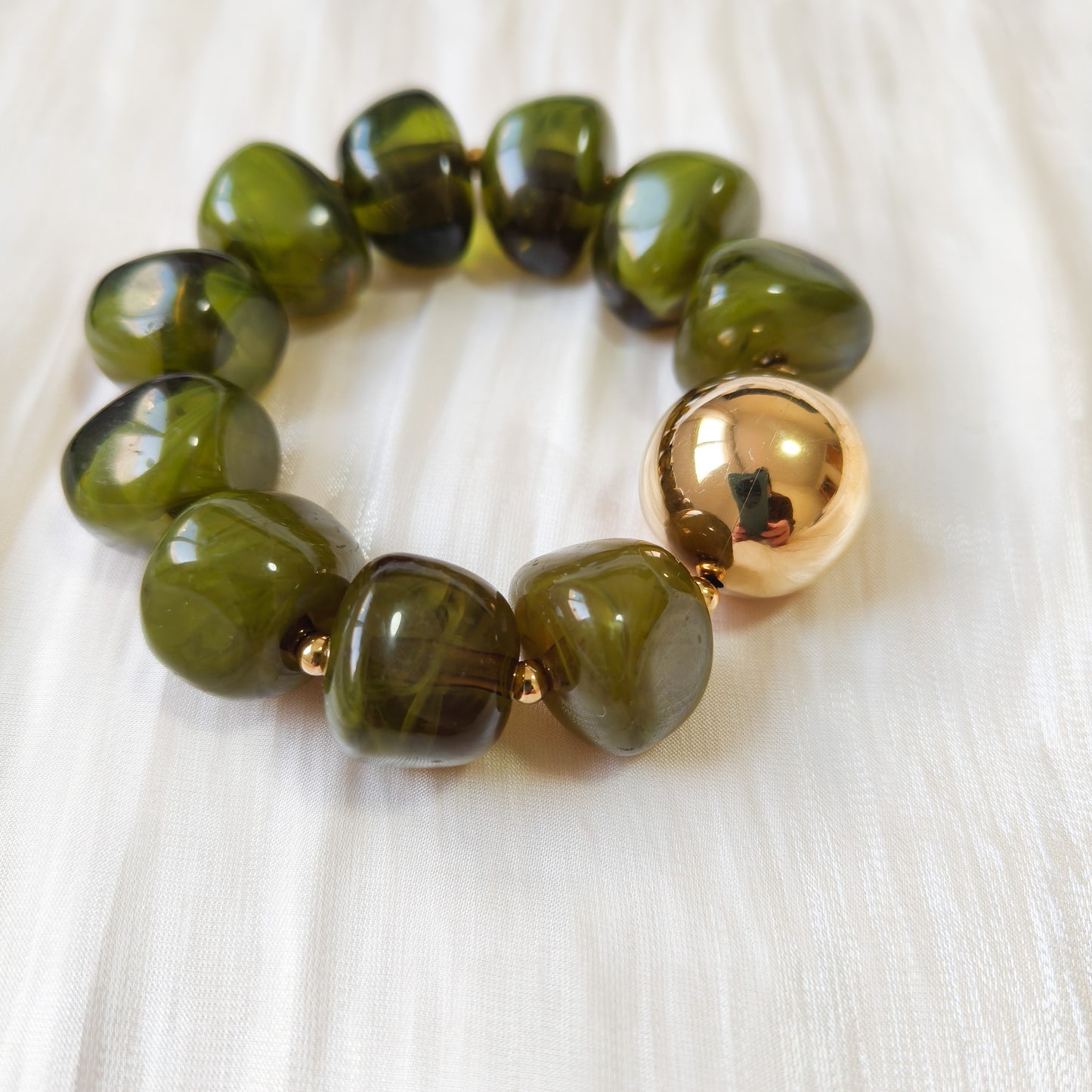 Pulsera Malena Maramelo Miel (lleva bola) (4 colores)