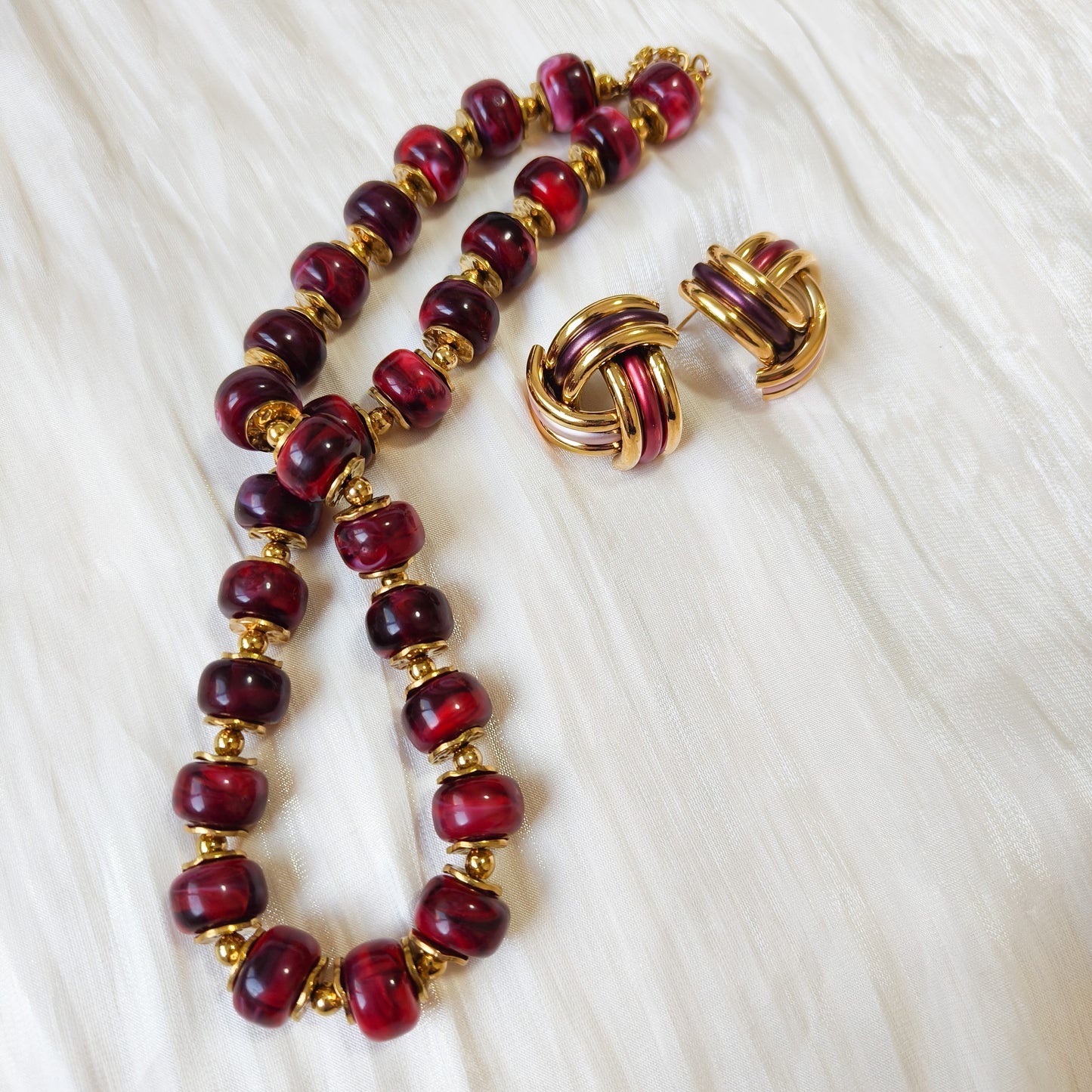 Pendientes La Unión（Nudo Tricolor） – Acero Inoxidable (2 colores)