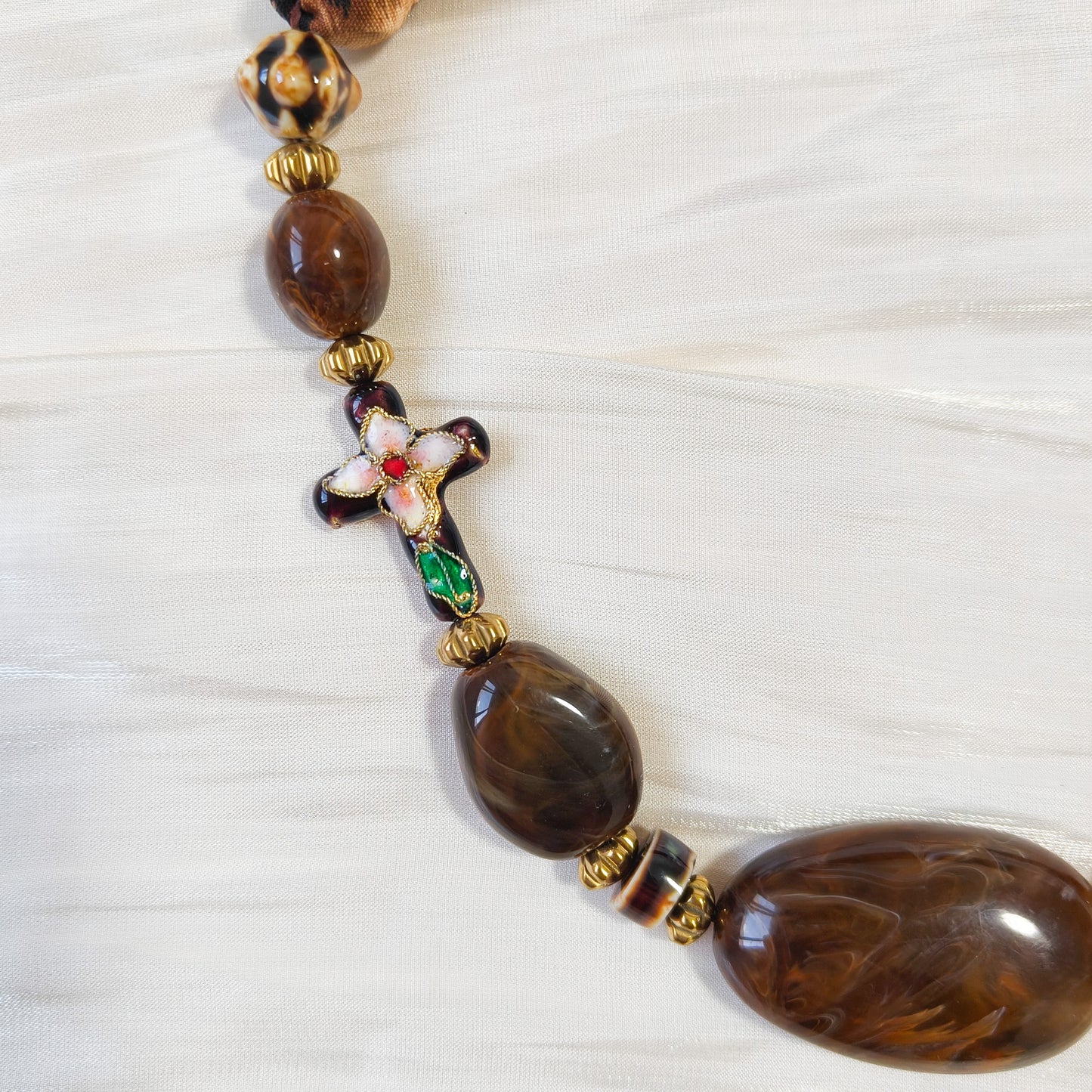 Collar Bohemia Luna Lisboa (efecto piedra)