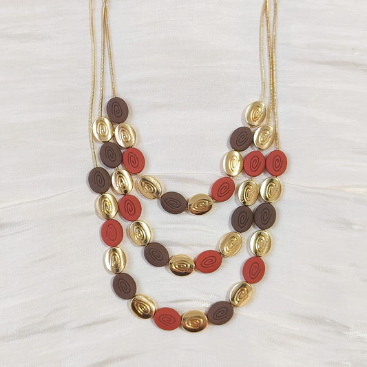 Collar Multicapa Roma Tierra