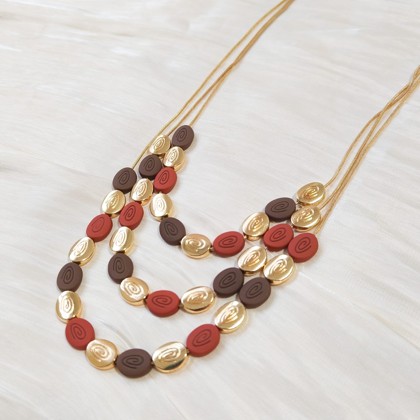 Collar Multicapa Roma Tierra