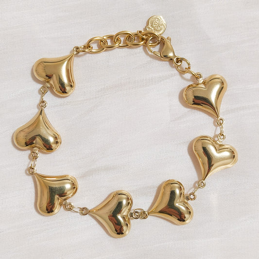 Pulsera Corazones Olivia