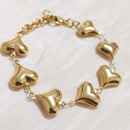 Pulsera Corazones Olivia