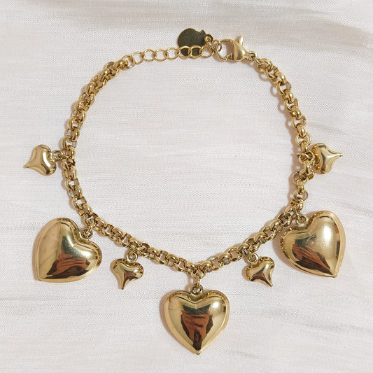 Pulsera Charms de Corazón Carla