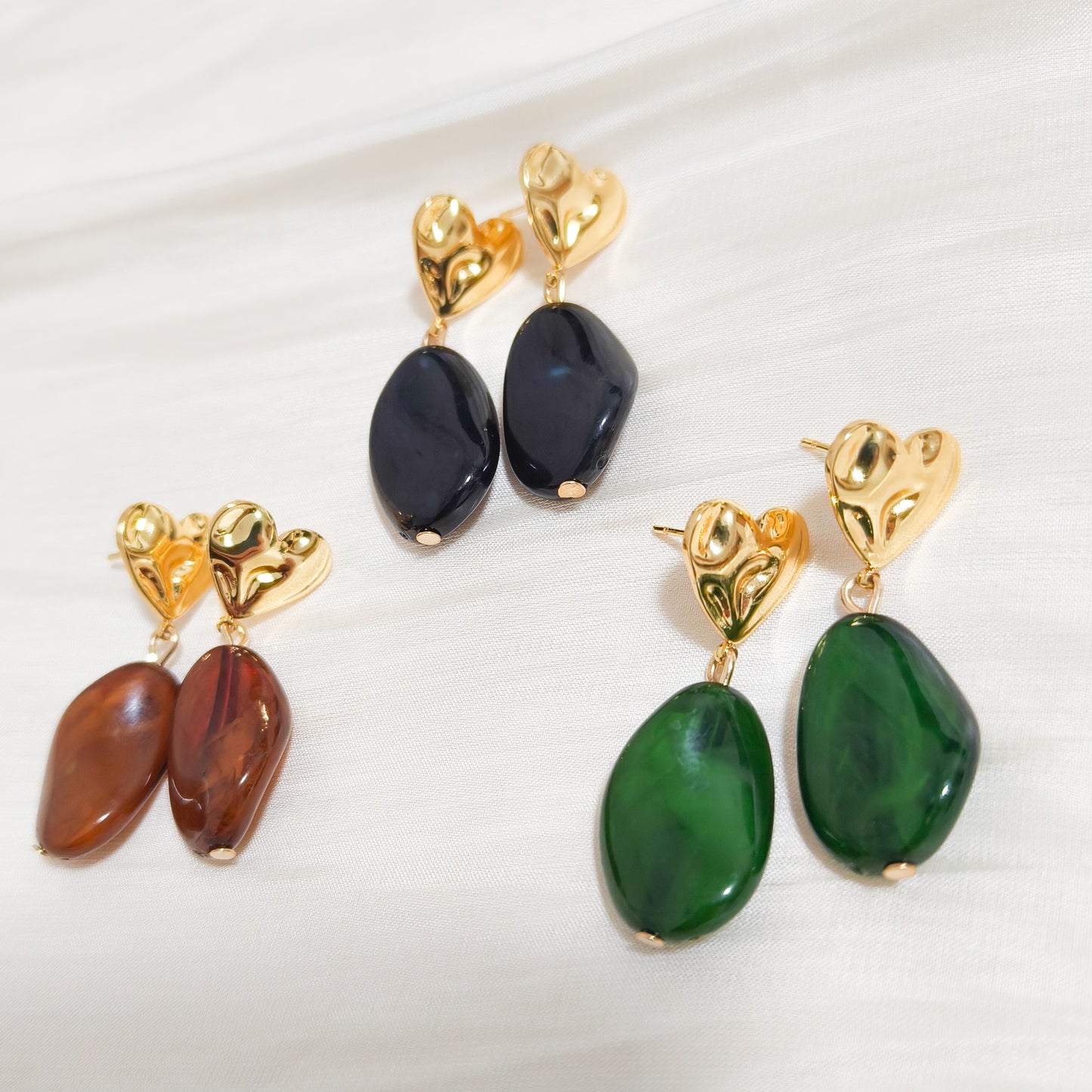 Pendientes Corazón Ola Porto