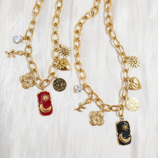 Collar Amuletos Luna Santander