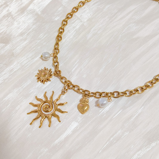 Collar Sol Dorado Ibiza