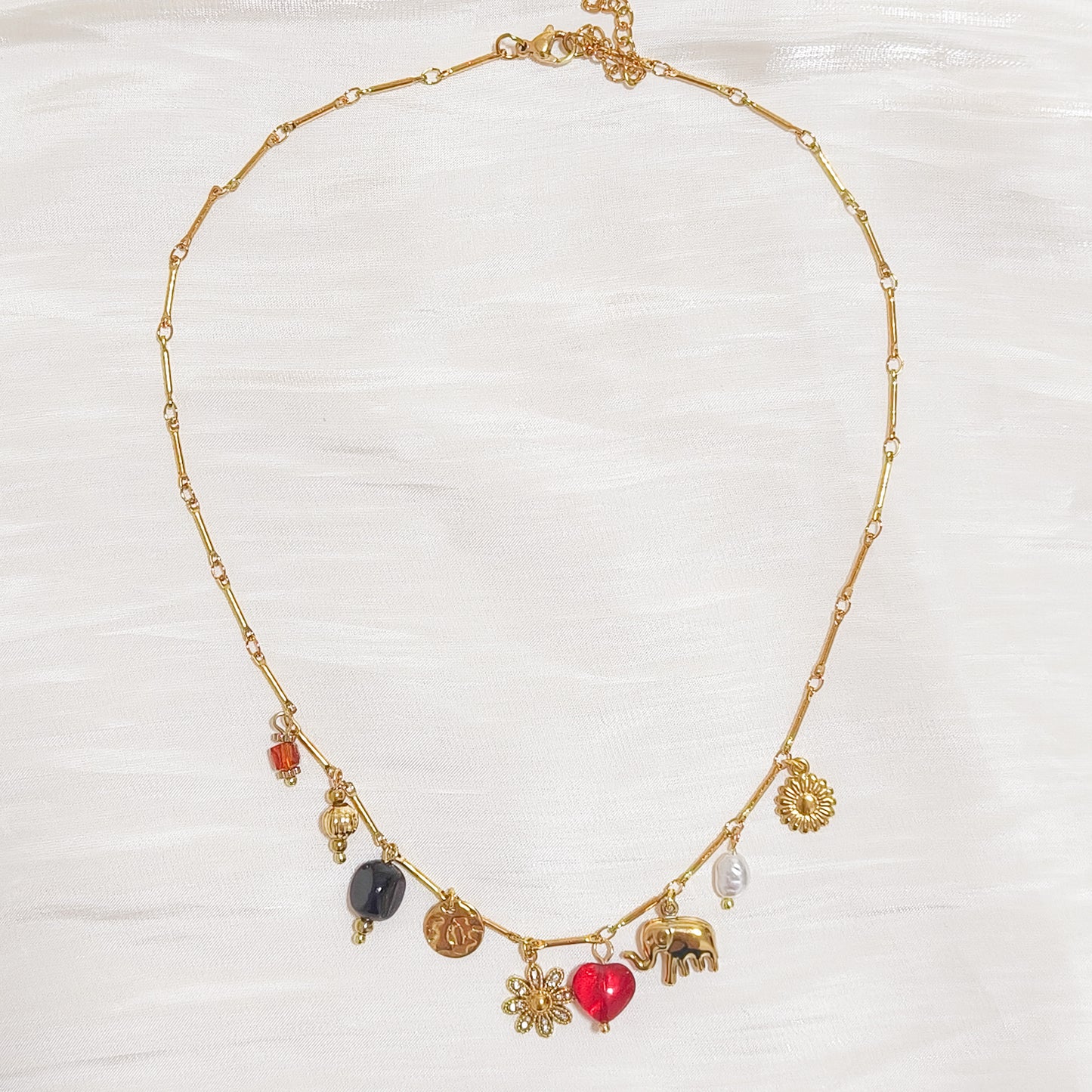 Collar Amuletos Elefante Jaipur