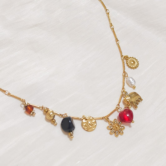 Collar Amuletos Elefante Jaipur